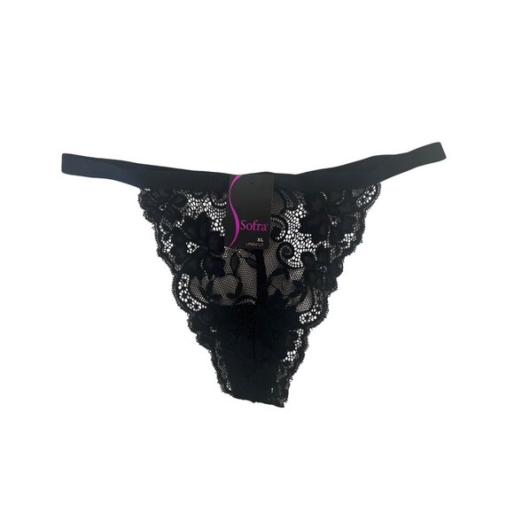 Sofra Lace Thong Underwear 6-Pack Bundle Multicolor - Picture 2 of 5